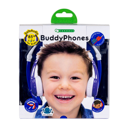 Headset BuddyPhones Connect Blue - Albagame