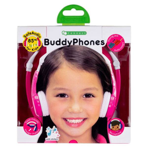 Headset BuddyPhones Connect Pink - Albagame