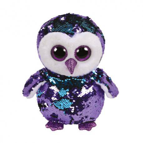 Plush Ty Beanie Boos Flippables Moonlight Owl 15cm - Albagame