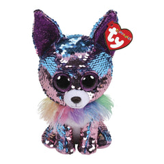 Plush Ty Beanie Boos Flippables Yappy Blue-Purple Chihuahua 23cm - Albagame