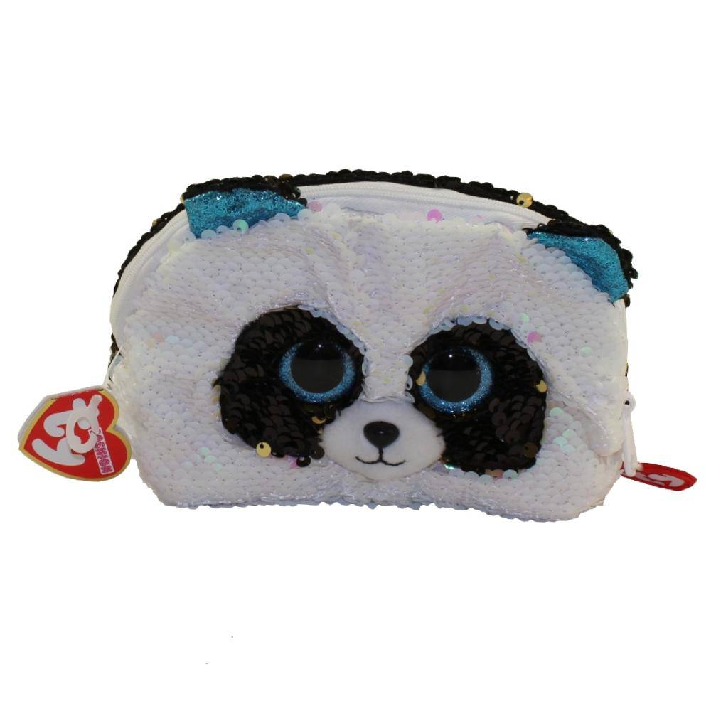Plush Ty Fashion Sequins Accessory Bag Bamboo Panda 10cm - Albagame