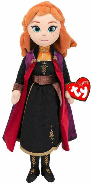 Plush Ty Beanie Babies Frozen II Anna Princess With Sound 40cm - Albagame