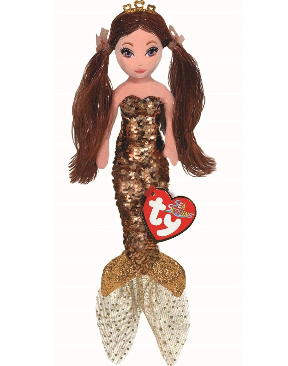 Plush Ty Mermaids Cora Sequin Pink Mermaid 27cm - Albagame
