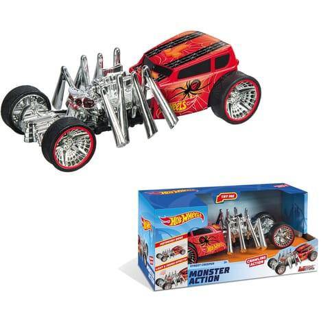 Vehicle Hot Wheels Lights & Sounds Moster Action Street Creeper - Albagame