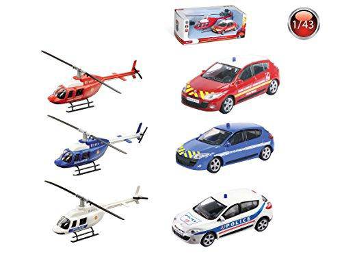 Vehicle Mondo Motors Security France Helicopter/Car 1:43 - Albagame