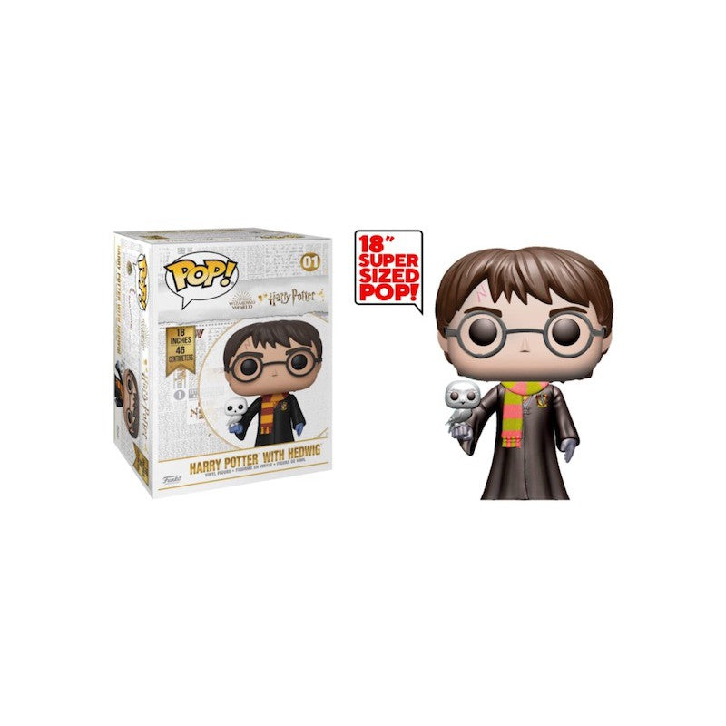 18 Super Sized POP Harry Potter and Hedwige