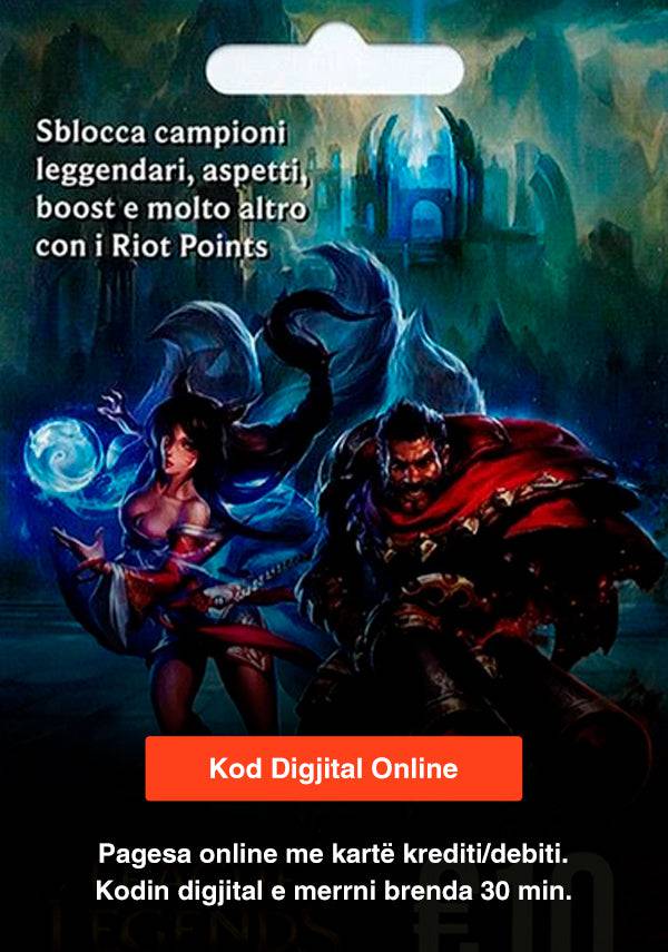 DG League of Legends 10 Euro 1580 RP Account EU West - Albagame