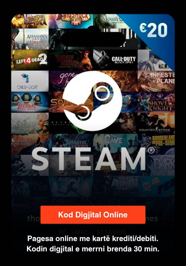 DG Steam 20 Euro ALBANIA - Albagame