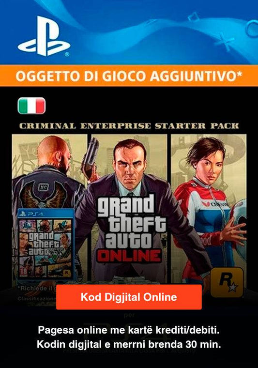 DG PS4 GTA Online-Criminal Enterprise-Star Pack DLC Account IT - Albagame