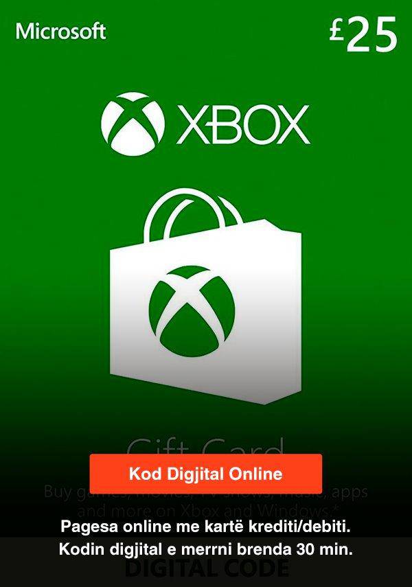 DG Xbox Live 25 GBP Account UK - Albagame