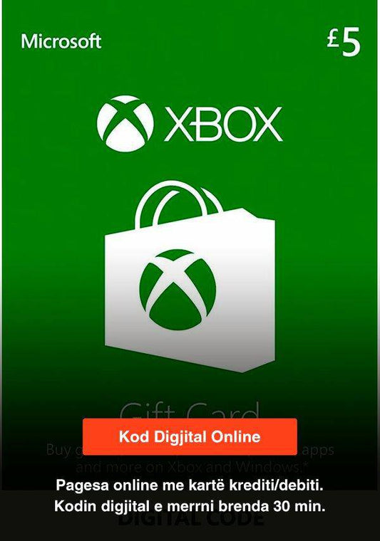 DG Xbox Live 5 GBP Account UK - Albagame