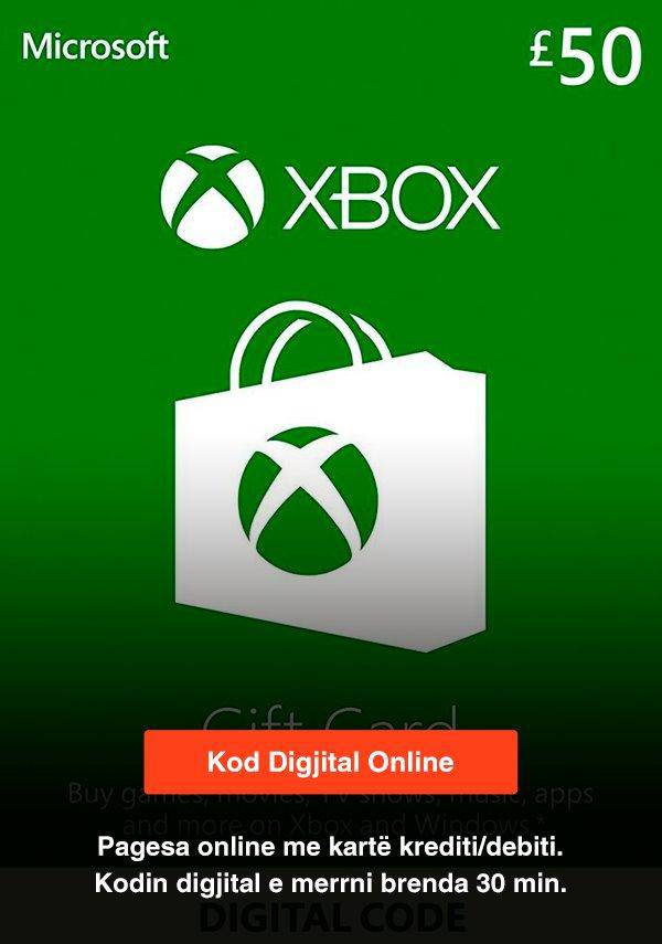 DG Xbox Live 50 GBP Account UK - Albagame