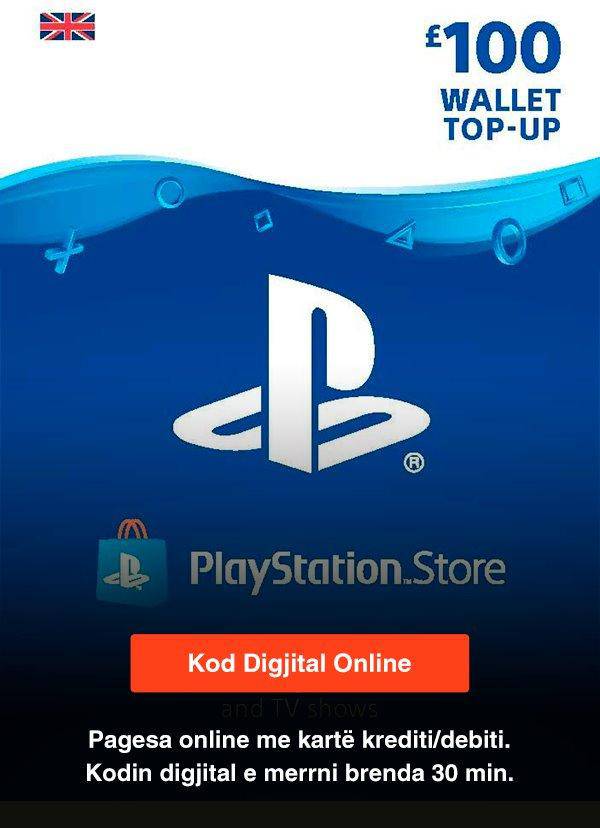 DG PlayStation 100 GBP Account UK - Albagame