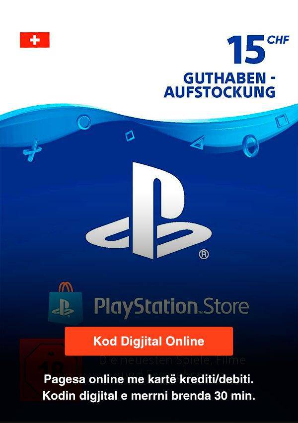 DG PlayStation 15 CHF Account CH - Albagame