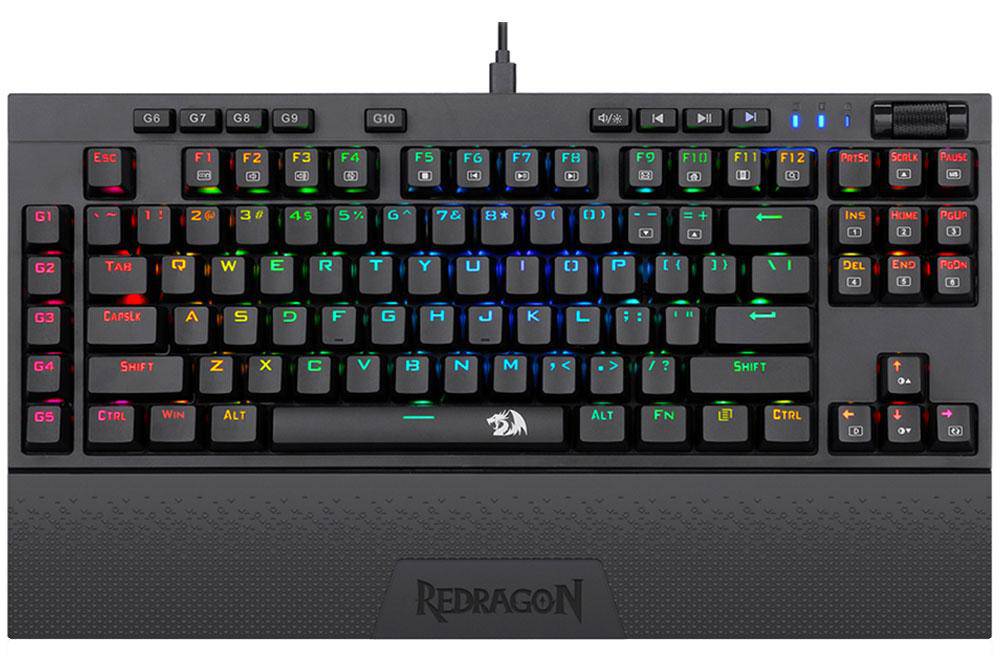 Keyboard Redragon Vishnu K596 RGB Wireless/Wired Mechanical - Albagame