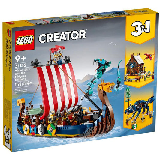 Lego Creator Viking Ship And The Midgard Serpent 31132 - Albagame