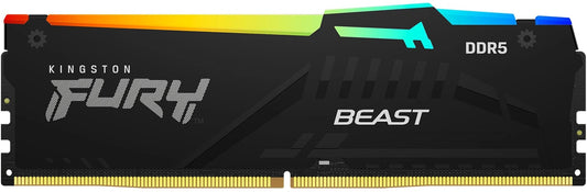 RAM 16GB Kingston FURY Beast RGB , 1x16GB 6000Mhz DDR5 - Albagame