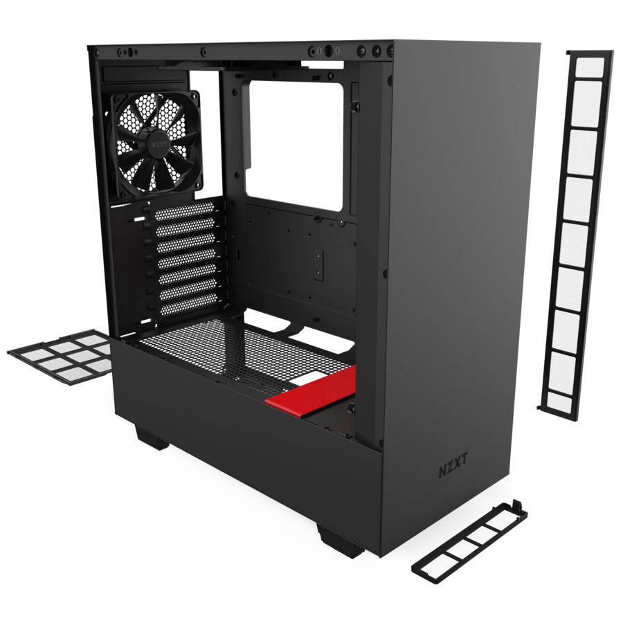 Case NZXT H510 , ATX , Black/Red - Albagame