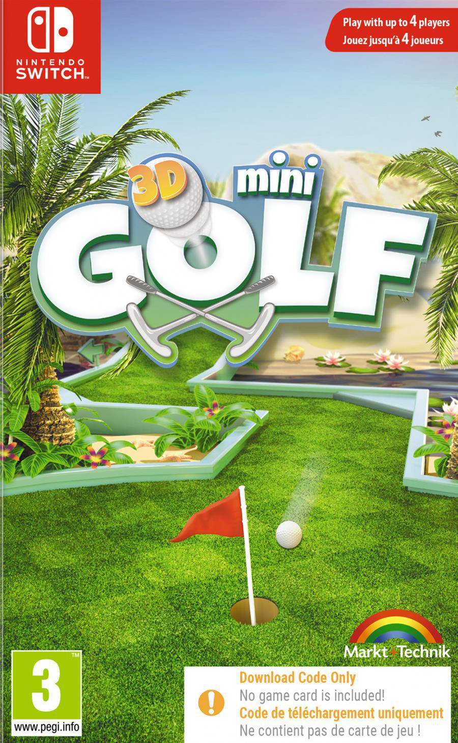 Switch 3D Mini Golf (Code In A Box) - Albagame