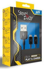 Cable Dual Play & Charge Steelplay PS4 - Albagame