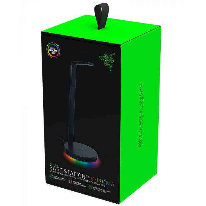 Headset Stand Base Station Razer Chroma V2 USB3.1 & 7.1 Surround Sound - Albagame