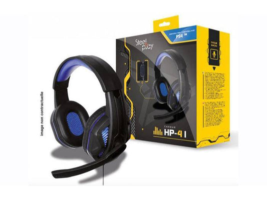 Headset Gaming Steelplay Wired HP41 PS4 Black - Albagame