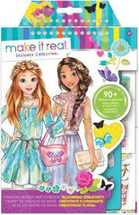 Make It Real Fashion Design Sketchbook: Blooming Creativity - Albagame