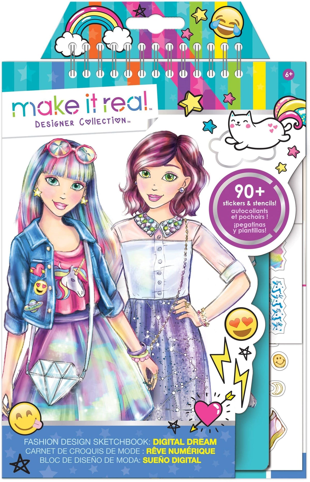 Make It Real Fashion Design Sketchbook: Digital Dream - Albagame