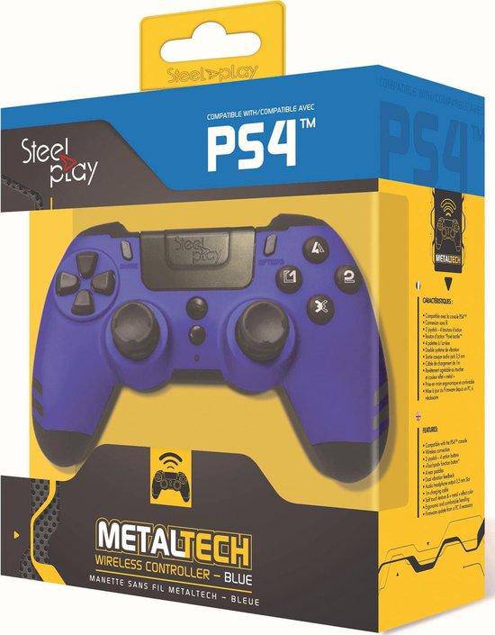 Controller PS4 Steelplay Metaltech Wireless Sapphire Blue - Albagame