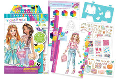 Make It Real Fashion Design Sketchbook: Blooming Creativity - Albagame
