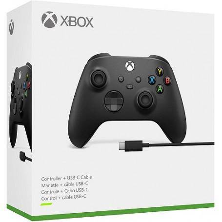 Controller Xbox Series X Wireless Shock Black + USB Cable - Albagame
