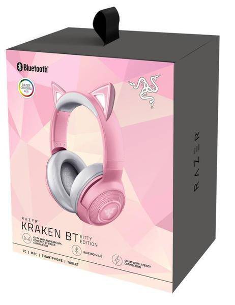 Headset Razer Kraken Bluetooth Kitty Edition Quartz - Albagame