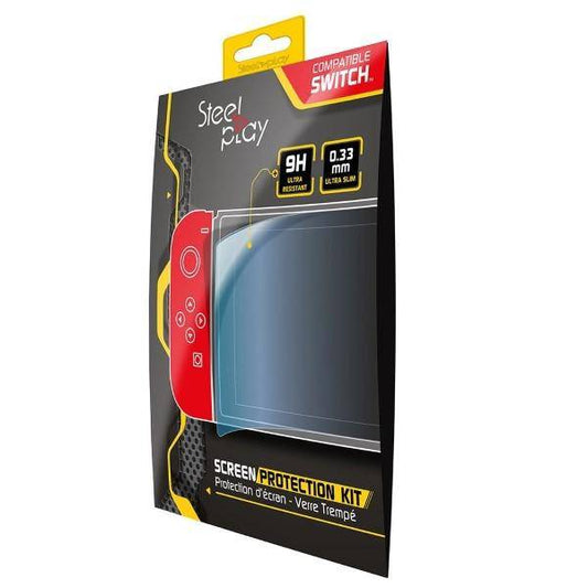 Screen Protection Kit Nintendo Switch Steelplay 9H Tempered Glass - Albagame
