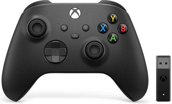 Controller Xbox Series X Wireless Shock Black + PC Adapter - Albagame