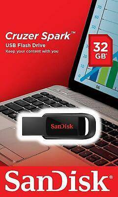 Usb 32GB SanDisk Pendrive Cruzer Spark 2.0 Flash Drive [16742] - Albagame