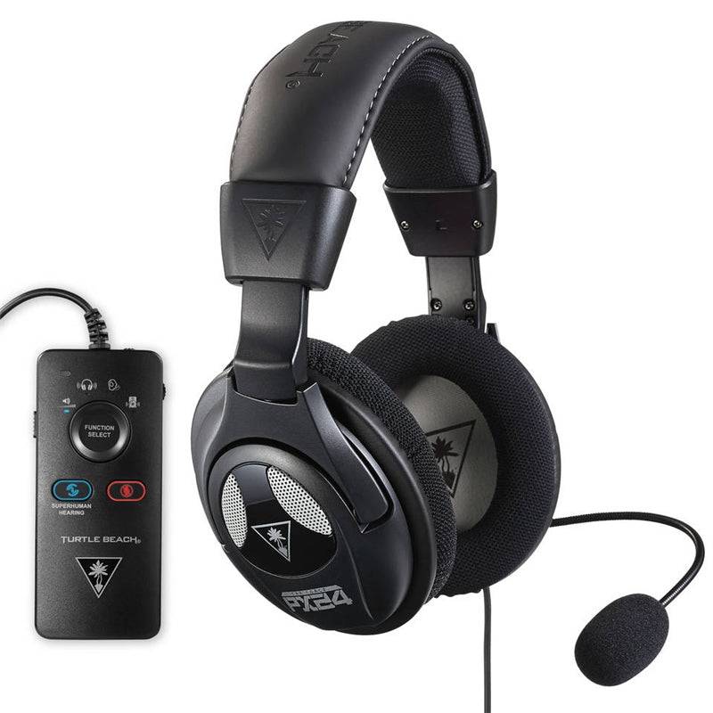 Headset Turtle Beach PX24 PS4/Xbox One/PC/MAC/Mobile (Black) - Albagame