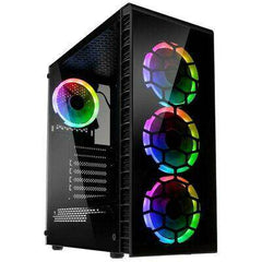 Case Kolink Observatory Lite RGB Midi-Tower Tempered Glass Black - Albagame