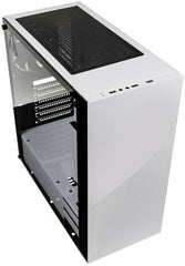 Case Kolink Stronghold Midi-Tower Tempered Glass White - Albagame