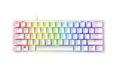 Keyboard Razer Huntsman Mini Mercury Edition 60% Linear Red Opto-Mechanical Switch US Layout - Albagame