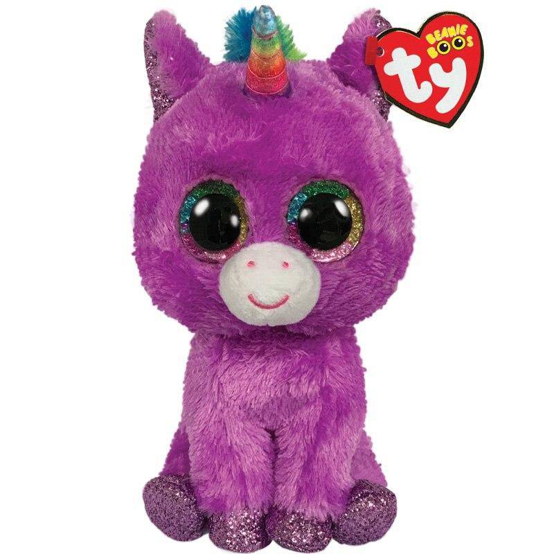 Plush Ty Beanie Boos Rosette Purple Unicorn 15cm - Albagame