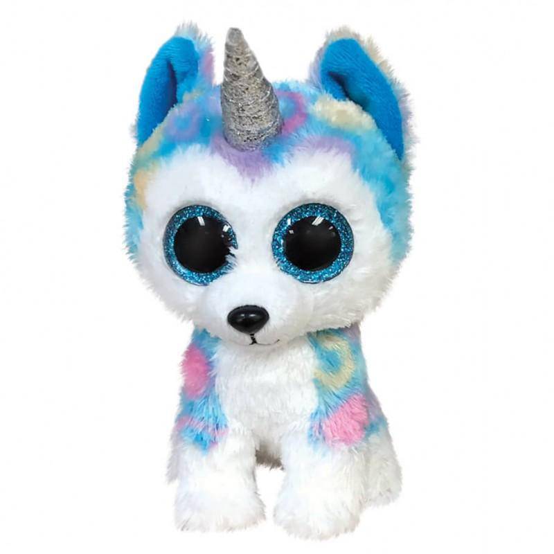 Plush Ty Beanie Boos Helena Husky With Horn cm 15cm - Albagame