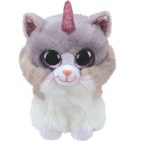 Plush Ty Beanie Boos Asher Cat With Horn 15cm - Albagame