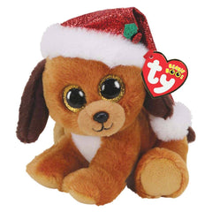 Plush Ty Beanie Boos Howlidays Dog With Hat 15cm - Albagame