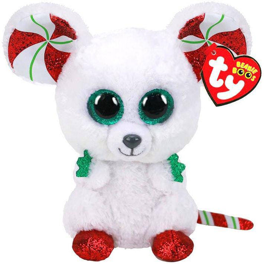Plush Ty Beanie Boos Chimney Christmas Mouse 15cm - Albagame