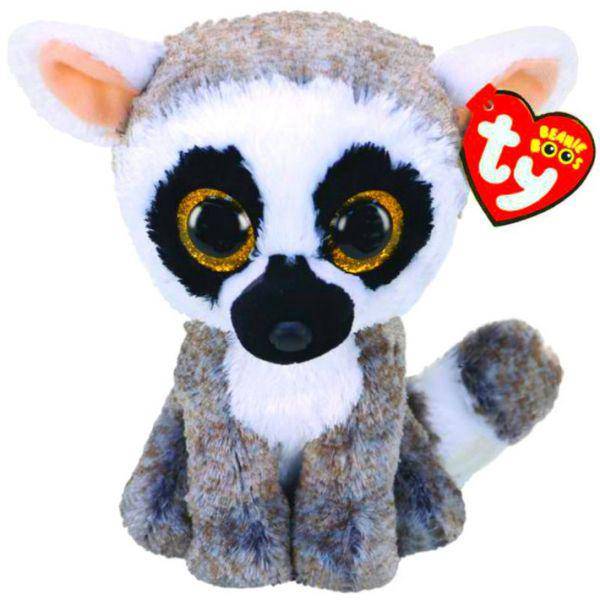 Plush Ty Beanie Boos Linus Lemur 15cm - Albagame