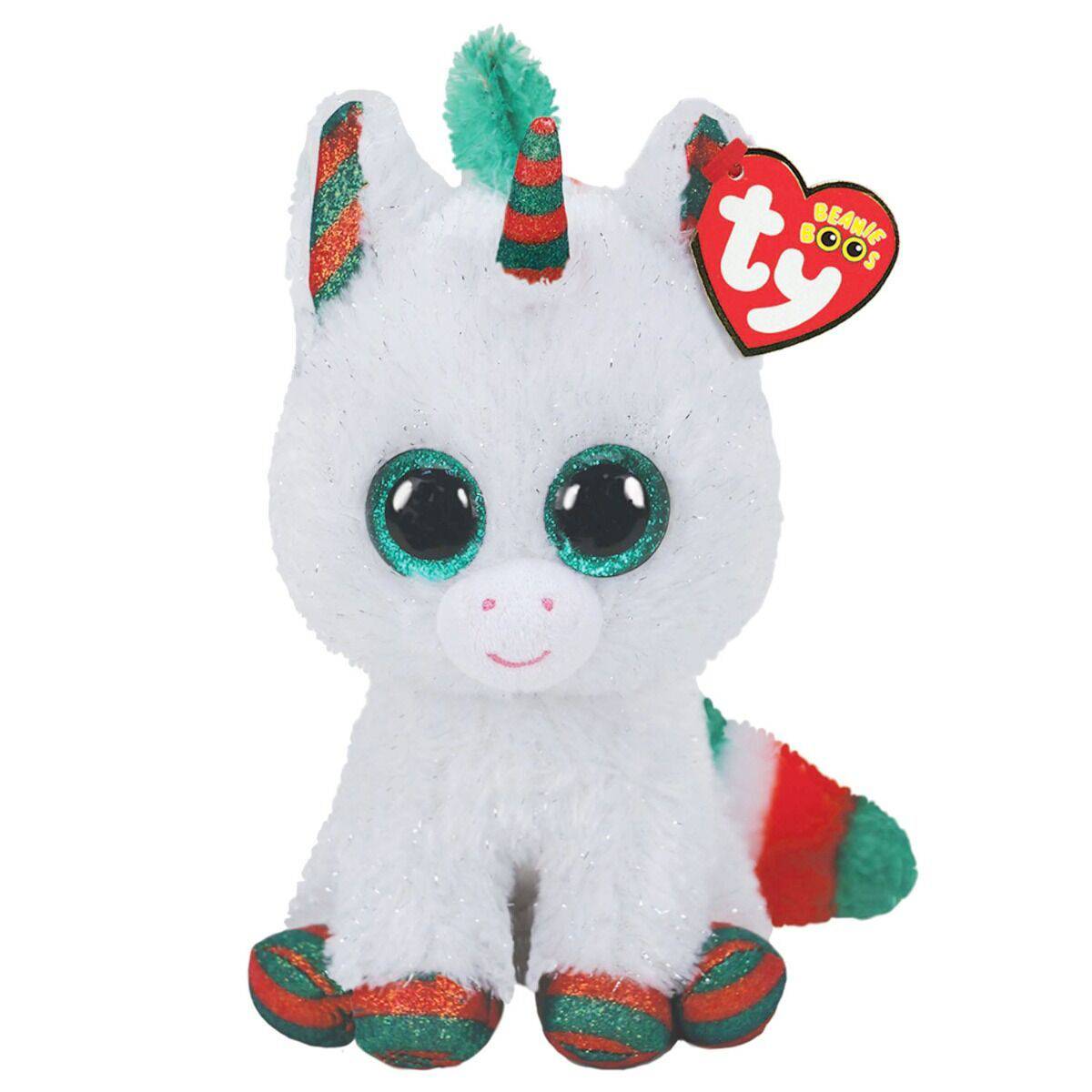 Plush Ty Beanie Boos Snowfall Christmas Unicorn 15cm - Albagame