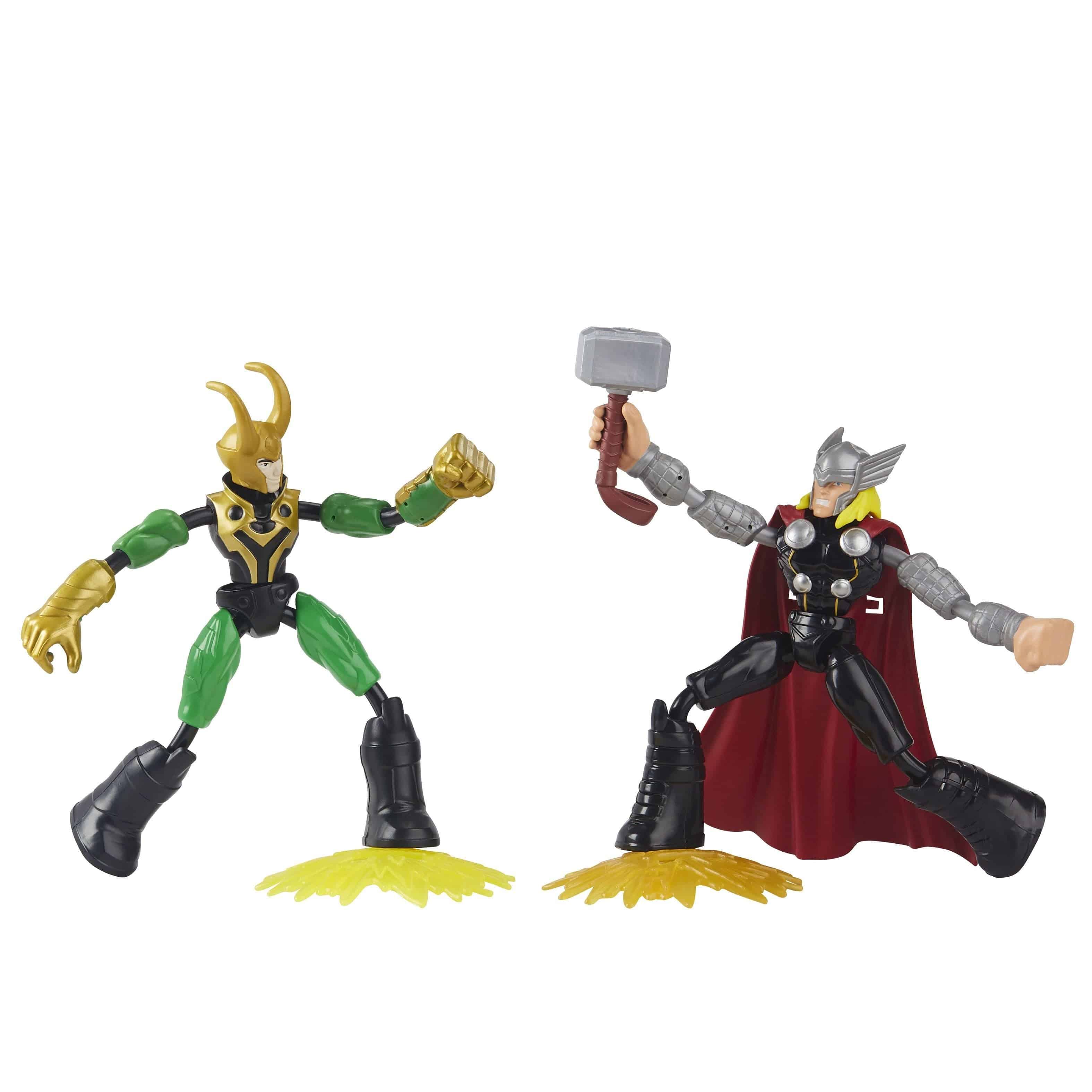 Figure Marvel Avengers Bend & Flex Thor vs. Loki - Albagame