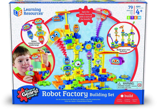 Gears!Gears!Gears! Robot Factory Building Set - Albagame