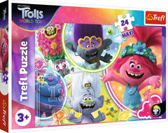 Puzzle Maxi Trefl The Music World Of Trolls - Albagame