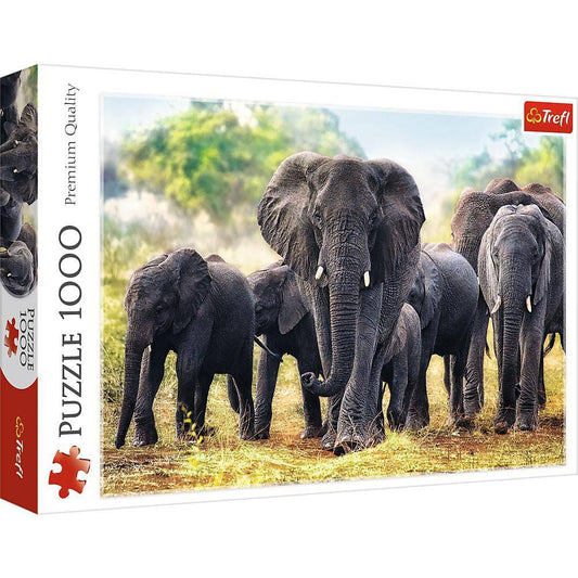 Puzzle Trefl Elephants 1000Pcs - Albagame